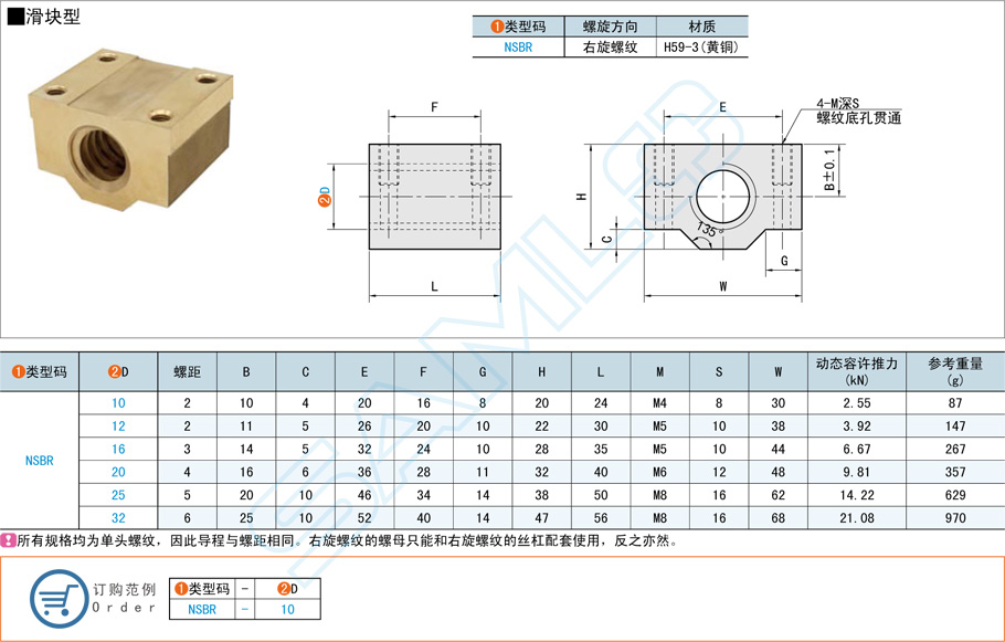 滑塊型梯形絲杠螺母都是用在什么地方的