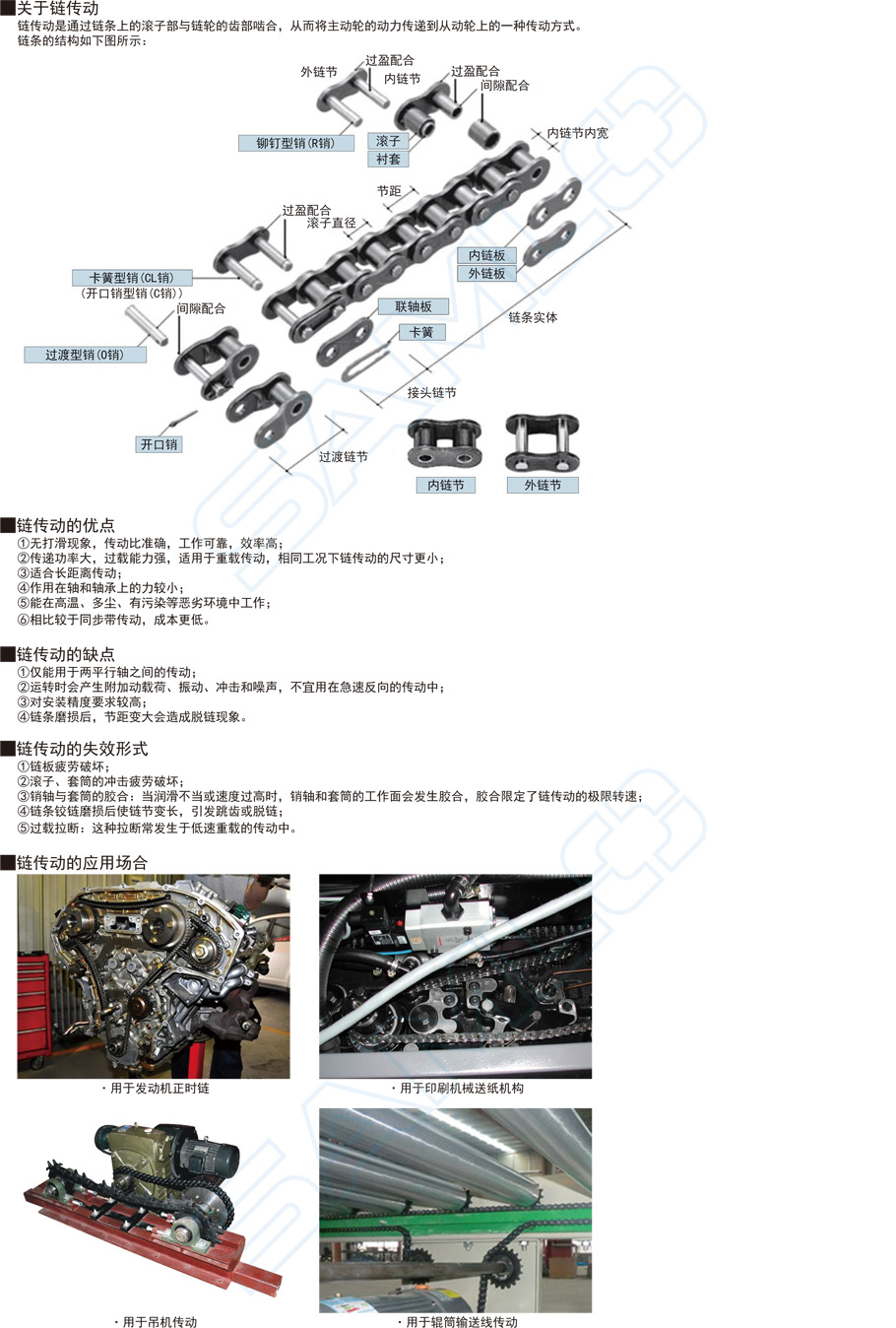 鏈輪-08B系列作用與用途