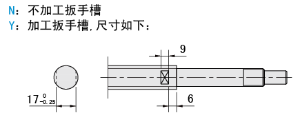 扳手槽加工