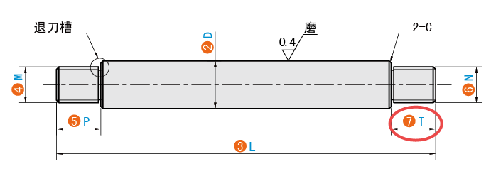 T（右臺階長度）