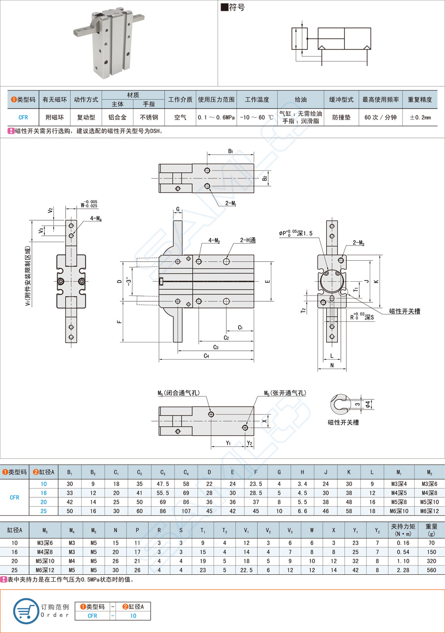 氣動手指氣爪在電子元器件的應用方案