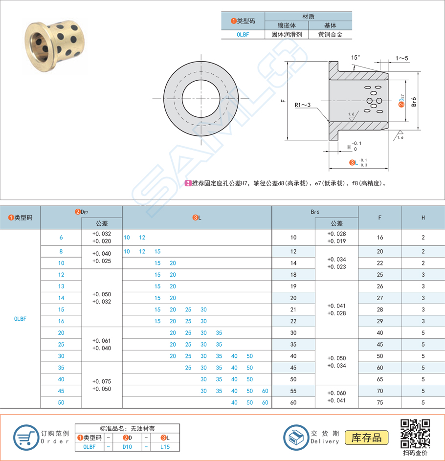 鐵基合金材質(zhì)的無(wú)油襯套特點(diǎn)與應(yīng)用